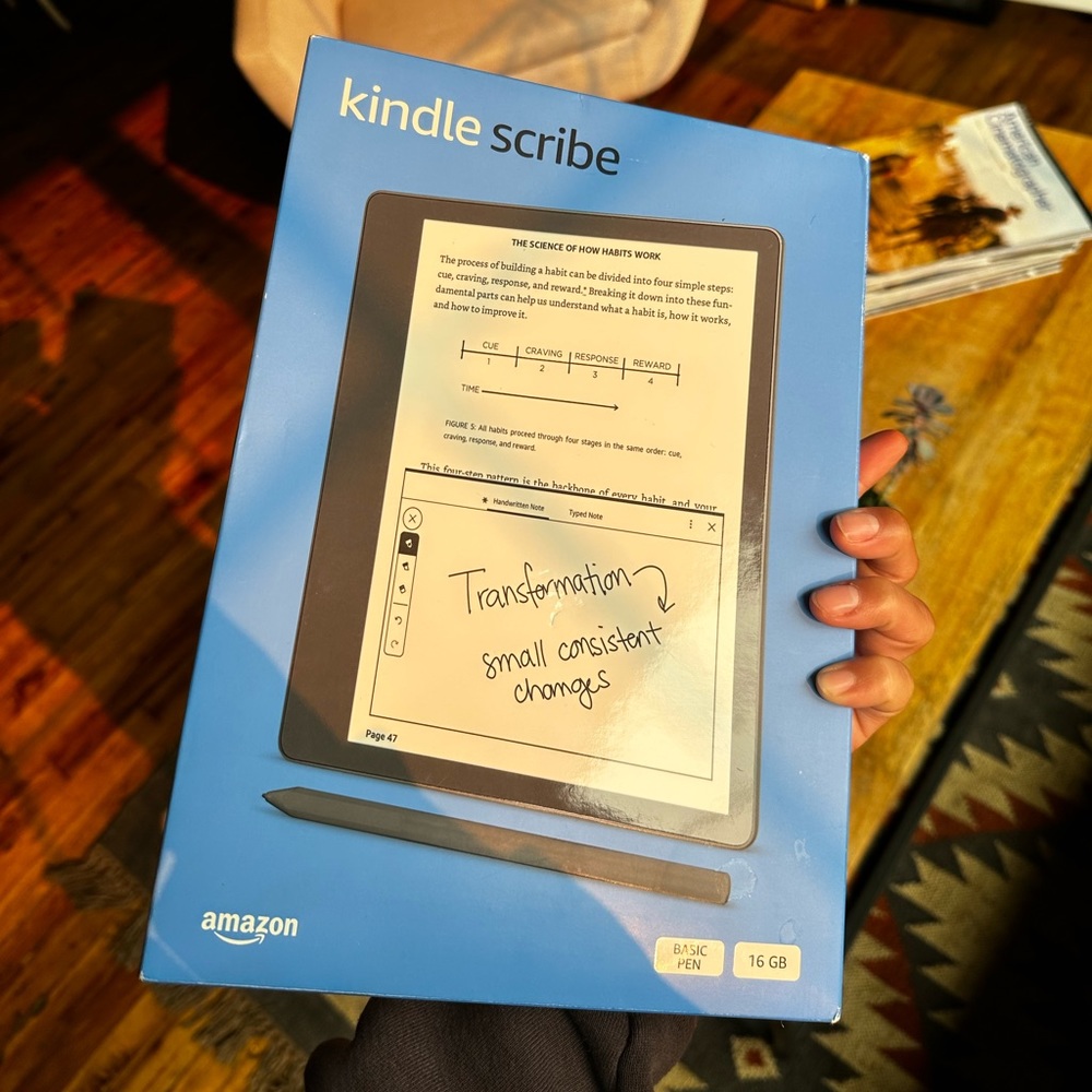 Brand new! Unopened box kindle scribble! 16GB with basic pen